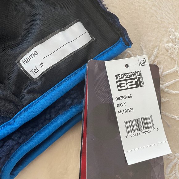 32 DEGREES || Boys youth blue fleece jacket - Size M (10/12) - Picture 4 of 5